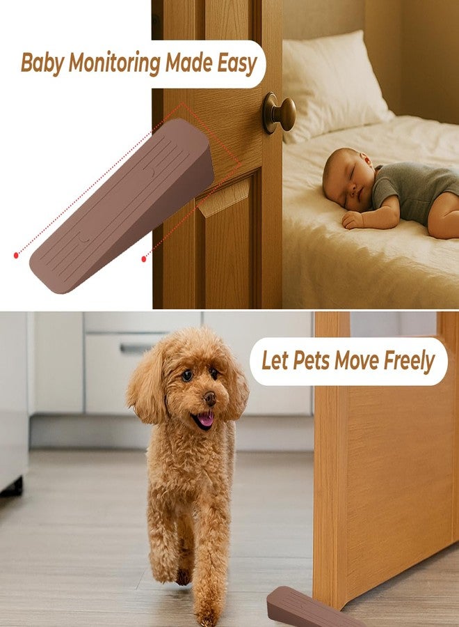 ALP Heavy Duty Anti|Non Slip Rubber Door Stoppers with Doors Powerful Gripping Work of Any Surface for Home, Offices, Warehouses & Classrooms Door Bottom Sealing 120mm x 37mm x 20mm (Brown, Pack of 2) - Image 4
